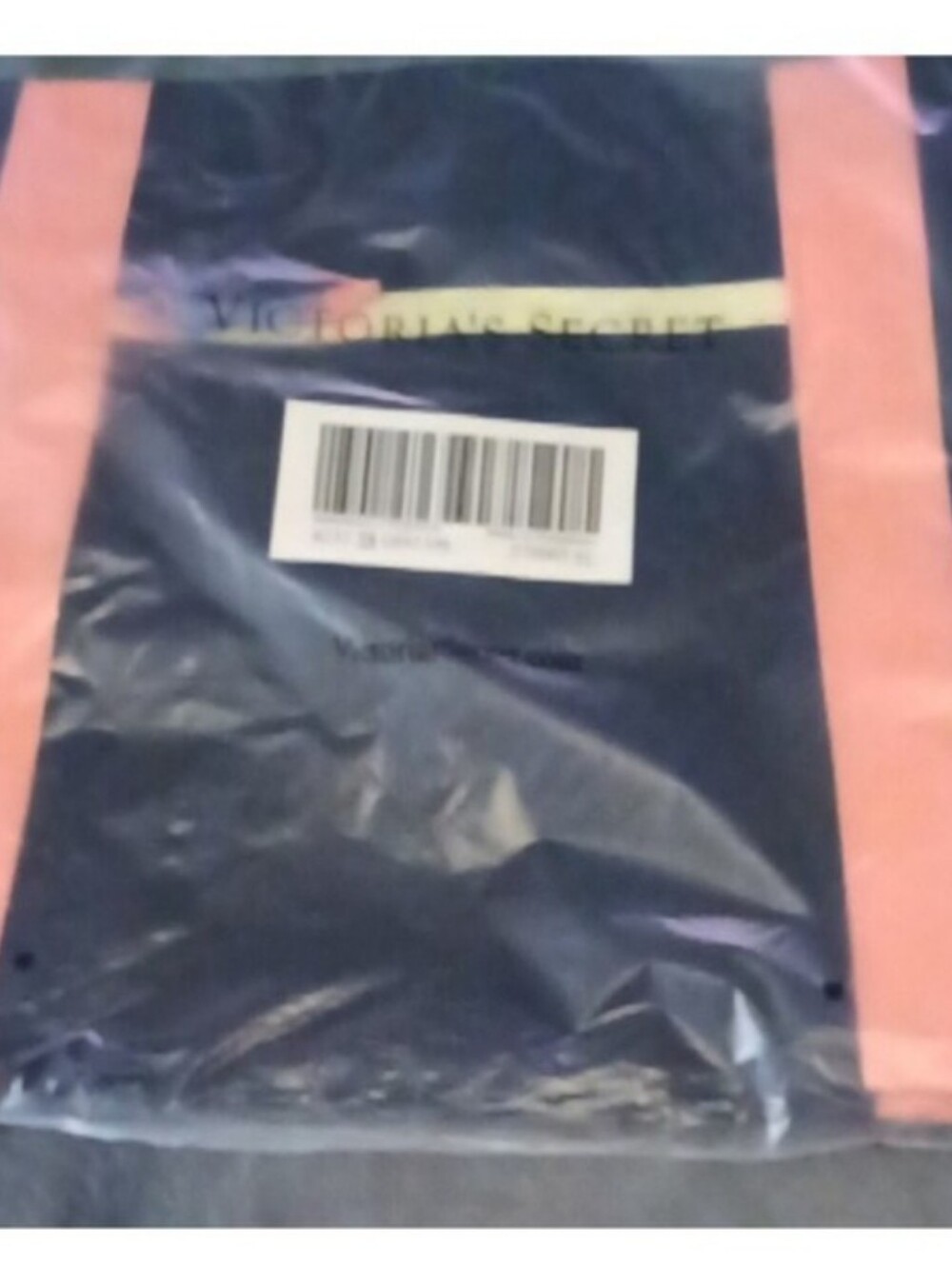 Victoria's Secret Navy Tote with Pink Straps - Picture 2 of 2